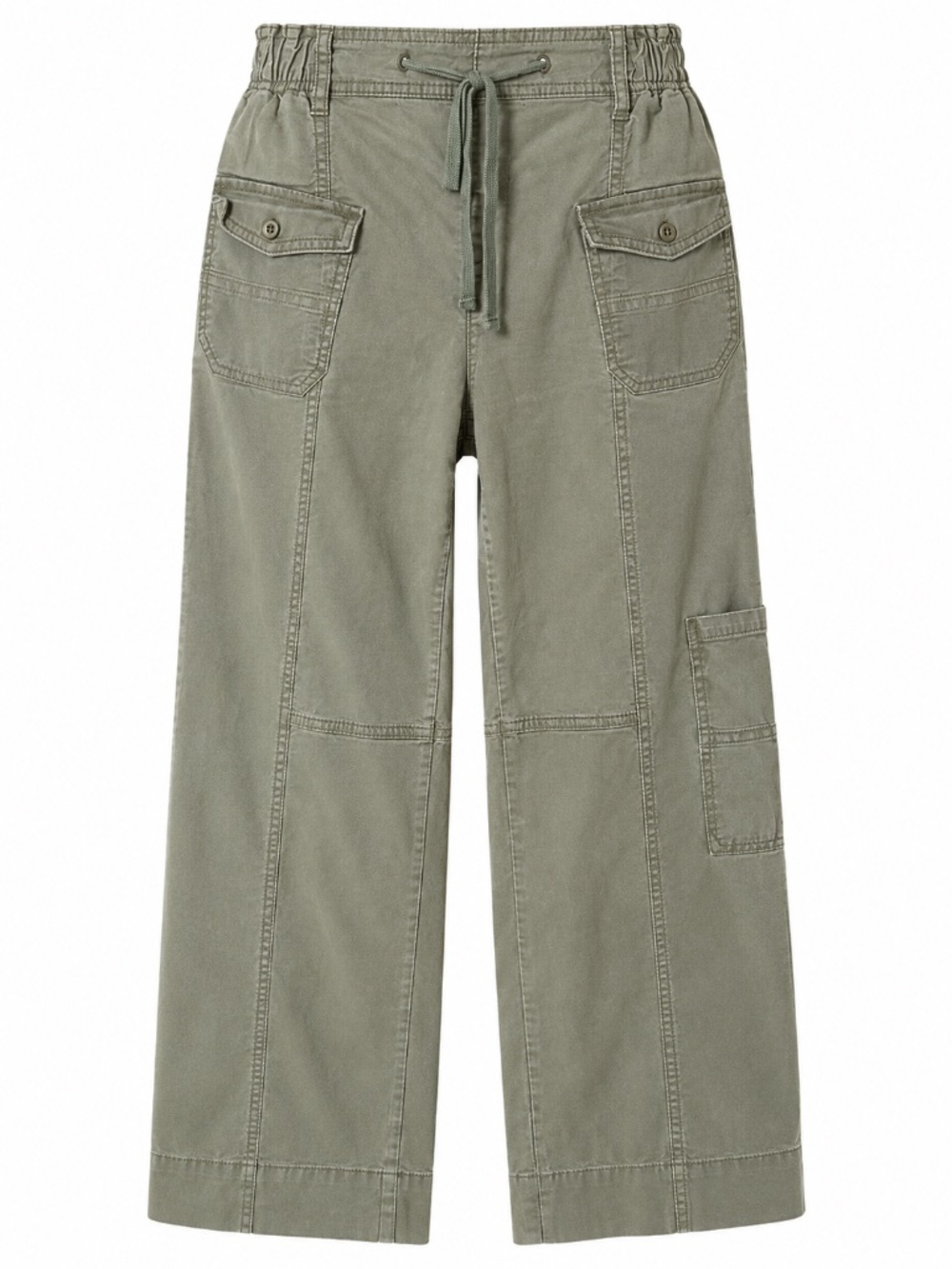 ANTHROPOLOGIE Pilcro Olive Green Cargo Pants EUC